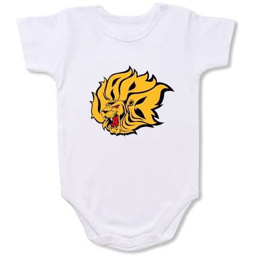 Arkansas-Pine Bluff Golden Lions Baby Bodysuit Creeper #01